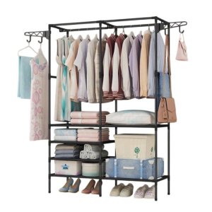 Perchero de pie y Zapatero Pared para Ropa Abrigos Estantería ropa estante MODA zapato armario empotrado organizador Vestíbulo | Miravia