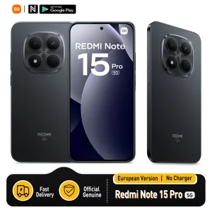 Xiaomi Redmi Note 15 Pro 5G Versión Europea 8+256GB MTK Dimensity 7400-Ultra Pantalla AMOLED 6,83″ 1.5K, 120Hz, 200MP, IP68, NFC