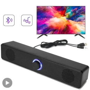 Barra De sonido ordenador PC TV portátil escritorio con cable inalámbrico Bluetooth altavoz caja De sonido Bar música portátil Caixa De Som sistema De Audio