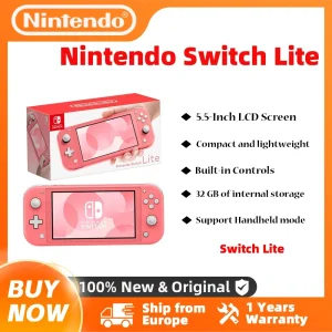 Nintendo Switch Lite 5,5 pulgadas LCD Nintendo Switch consola de juegos portátil 32G almacenamiento interno pantalla táctil Bluetooth 4,1