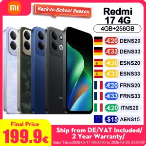 Versión Global Redmi 17 4G NFC, Teléfono Móvil con Pantalla AMOLED FHD de 6.9 Pulgadas con Protección Ocular, Potente Snapdragon 6s 4G Gen 2, Batería de 7700mAh