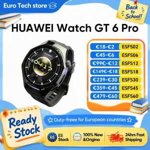 Reloj Inteligente HUAWEI Watch GT 6 Pro de 46 mm con GPS, Pantalla Táctil AMOLED de 1.47», Ciclismo de Nivel Profesional, hasta 21 Días de Autonomía