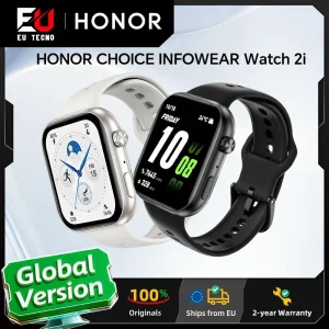 Reloj Inteligente HONOR CHOICE InFoWear Watch 2i, Versión Global, Pantalla AMOLED de 1.85 Pulgadas, Monitoreo de Salud Durante Todo el Día, Reloj HONOR CHOICE Watch 2i
