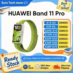 Reloj Inteligente HUAWEI Band 11 Pro con Pantalla Táctil AMOLED de 1.62 Pulgadas, 5ATM, Bluetooth 6.0, Recordatorio de Mensajes, Frecuencia Cardíaca y SPO₂, Compatible con Android e IOS