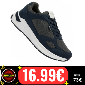 Bench Derker Hombre Sneakers azul marino/gris BEN1028-X32