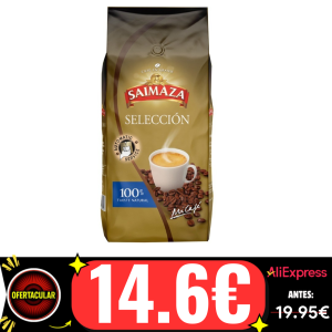 Saimaza Selección café en grano 100% natural 1kg 8711000895047