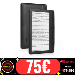 Lector de libros electrónicos portátil de 7 pulgadas, compatible con tarjeta TF, pantalla colorida, lectura de libros digitales, lector de libros electrónicos para estudio, regalo