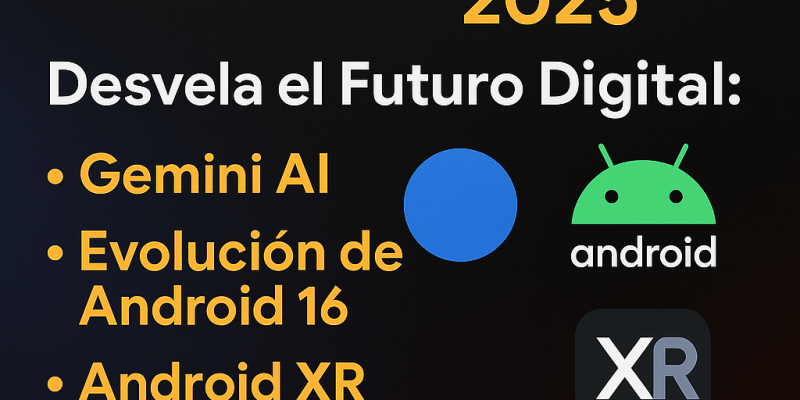 Google I/O 2025 Desvela el Futuro Digital: Gemini AI, Evolución de Android 16, Android XR y Estrategias Clave para Revolucionar el Desarrollo Web
