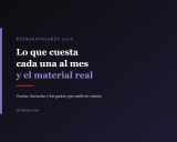 Extraescolares 2026: lo que cuesta cada una al mes y el material que hay que comprar de verdad
