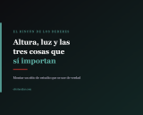 El rincón de los deberes: altura de la silla, luz y las tres cosas que sí importan